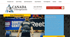 Desktop Screenshot of canadachiropractictx.com